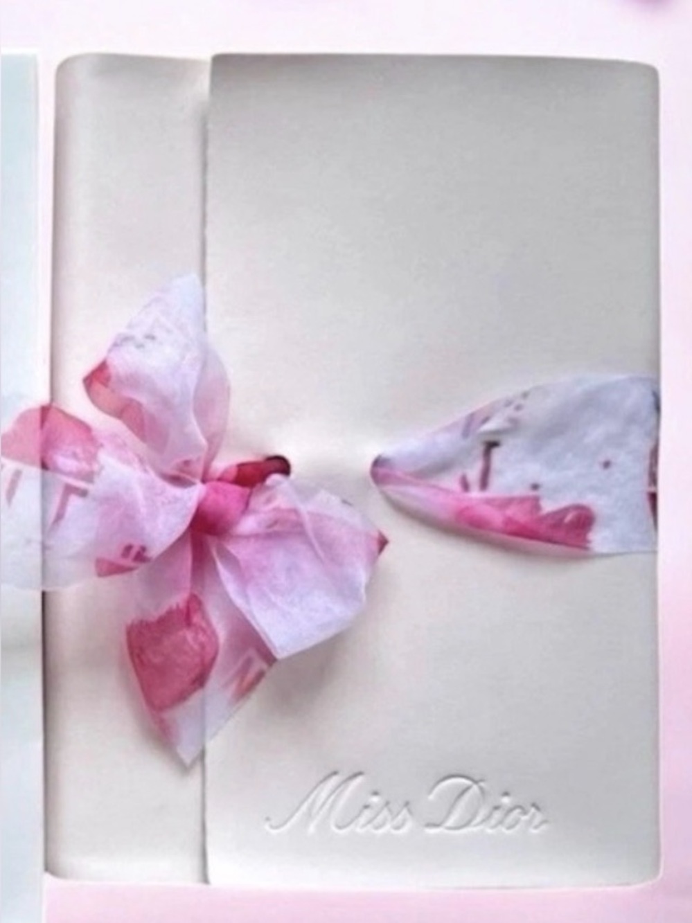 Dior Miss Dior Collector’s Notebook Pink Ribbon 🎀
